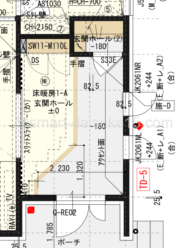 玄関　間取り