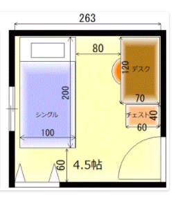 子供部屋4.5畳