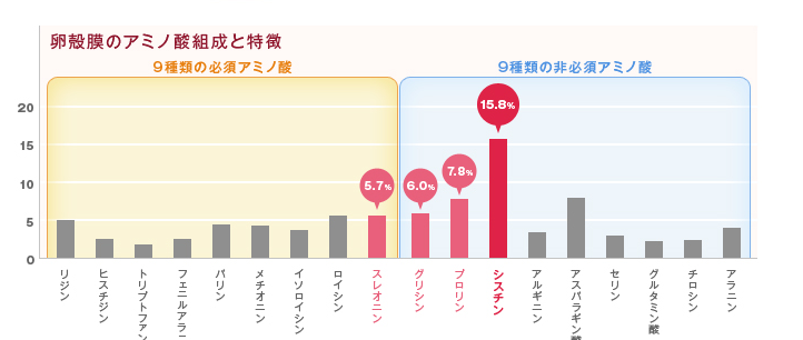 卵殻膜の成分