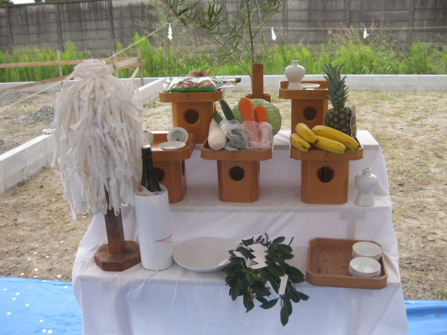 地鎮祭 お供え物