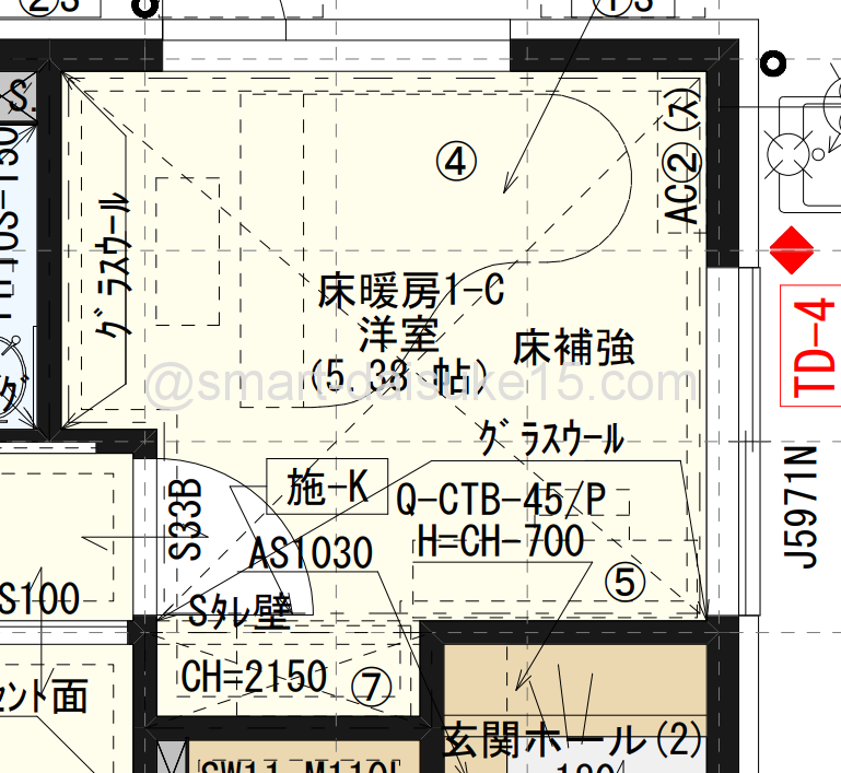 一条工務店グランドピアノ（防音室）間取り