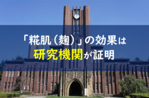糀肌 効果