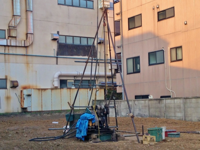 地盤調査ボーリング調査