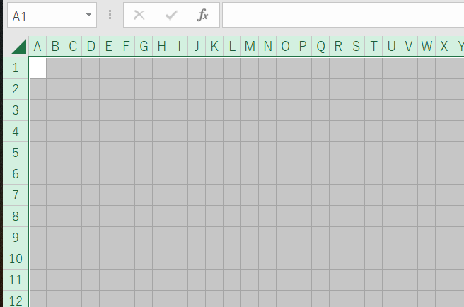 エクセル間取り図作成方法