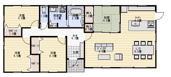 平屋30坪以上のおすすめ間取り集 南玄関や外観のポイントは 一条工務店とイツキのブログ