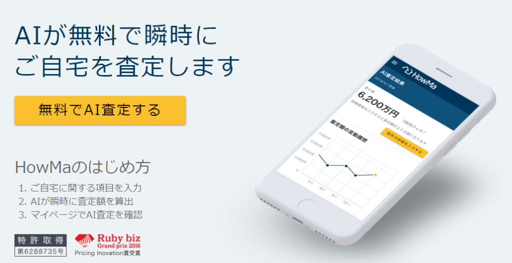 不動産一括査定サイト匿名HowMa