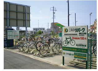 三井のリパーク 駐輪場