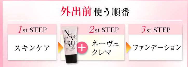 ネーヴェクレマ 使い方 ファンデーション