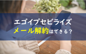 エゴイプセビライズ メール解約