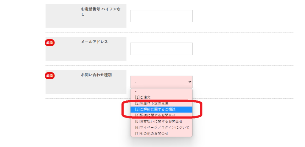 アイムピンチメール解約