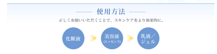 ファンケルホワイトニング 順番