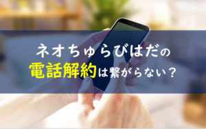 ネオちゅらびはだ 電話解約理由