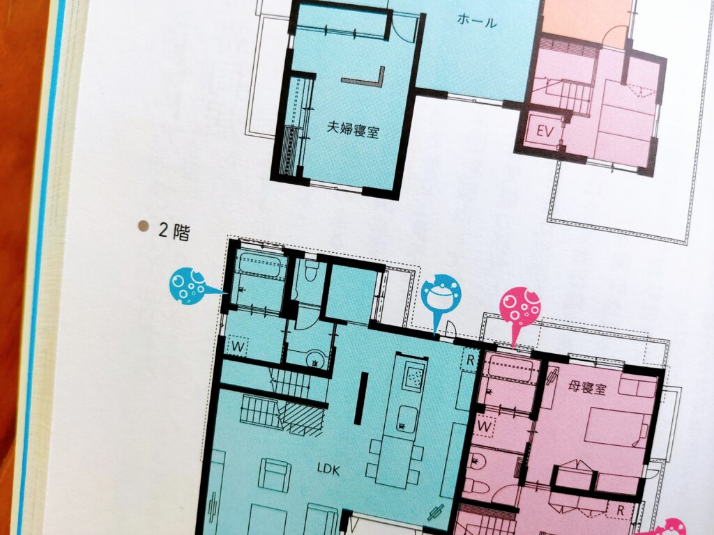 二世帯住宅という選択　間取り図